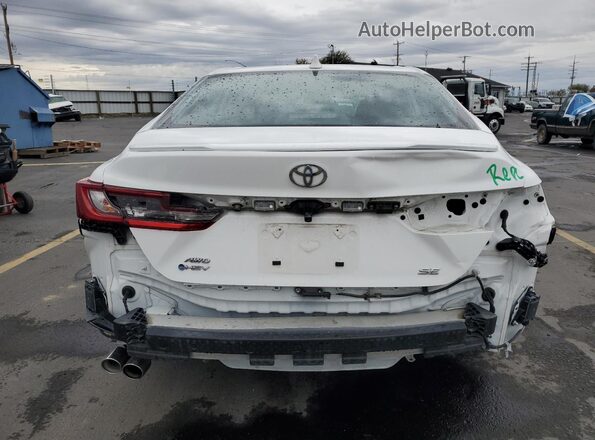 4T1DBADK6SU003344 2025 TOYOTA CAMRY White Widok z tyłu