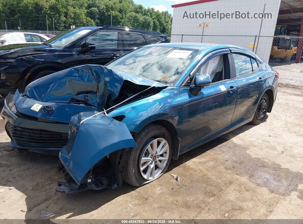 4T1DBADK7SU023408 2025 TOYOTA CAMRY Blue წინა მარცხენა ხედი სამი მეოთხედიდან