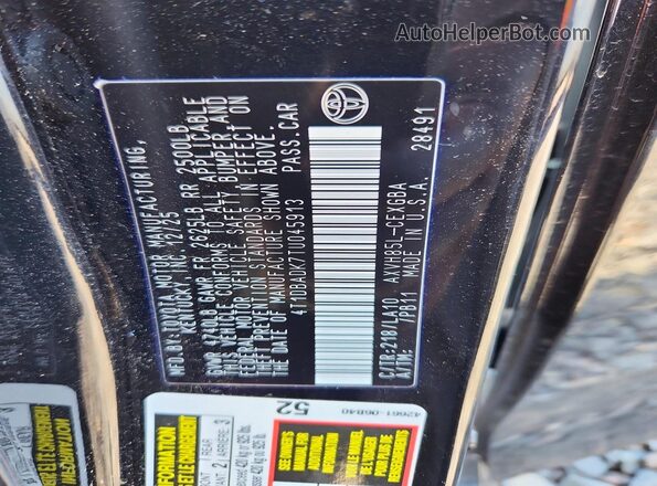 4T1DBADK7TU045913 2026 TOYOTA CAMRY Black 