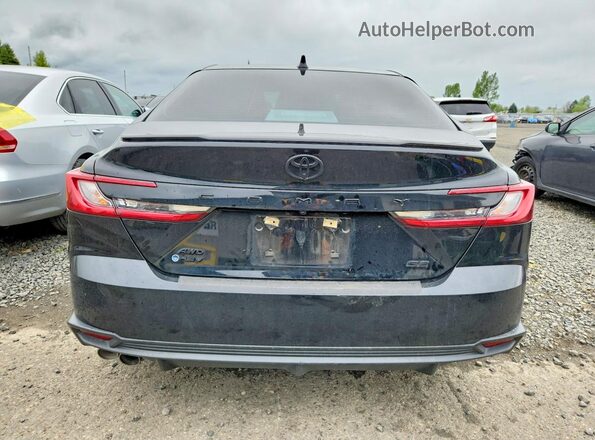 4T1DBADK9SU512747 2025 TOYOTA CAMRY Black Rear view