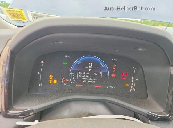 4T1DBADKXSU022334 2025 TOYOTA CAMRY Blue ხელსაწყოთა პანელის ხედი