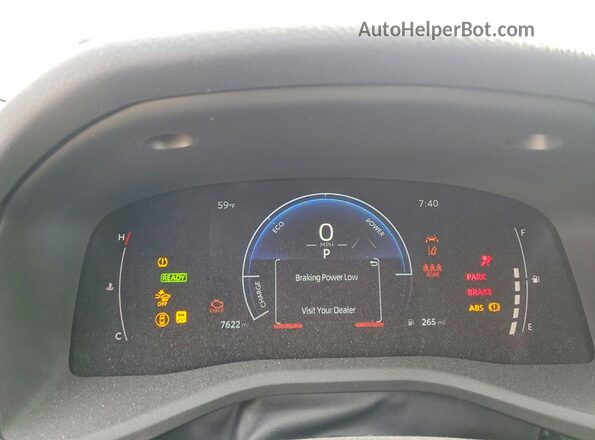 4T1DBADKXSU526821 2025 TOYOTA CAMRY Gray Vista del cuadro de instrumentos