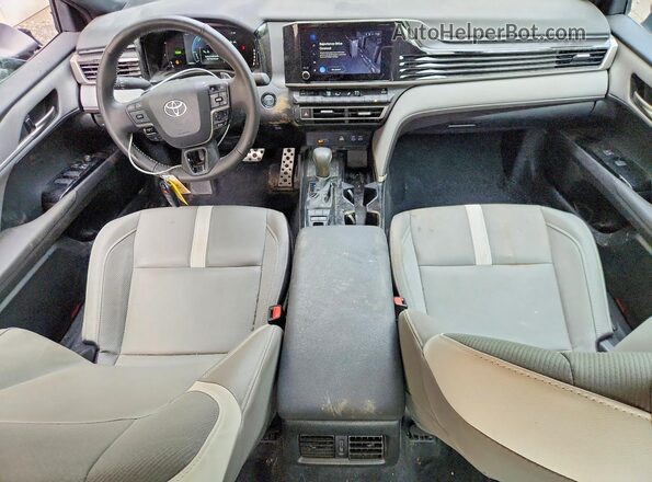 4T1DBADKXSU532022 2025 TOYOTA CAMRY Black Dashboard view