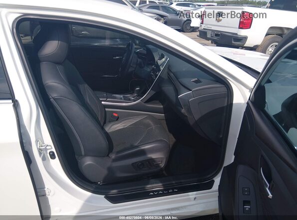 4T1DZ1FB2MU070390 2021 TOYOTA AVALON White Widok wnętrza z przodu
