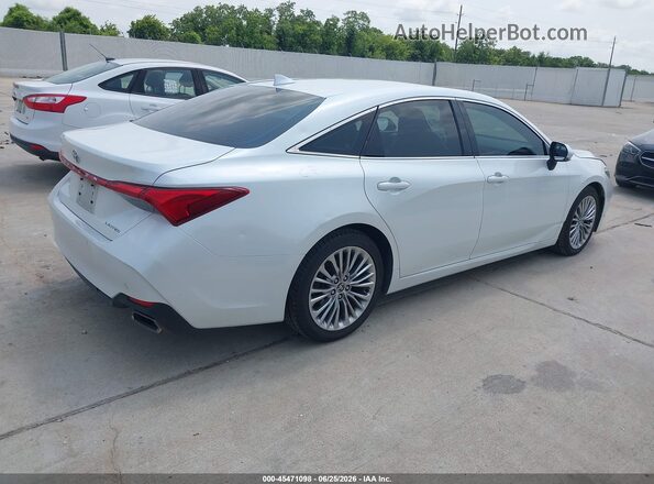 4T1DZ1FB6MU058453 2021 TOYOTA AVALON White Trasero derecho