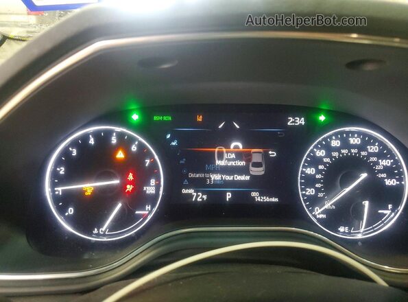 4T1EZ1FB8LU041611 2020 TOYOTA AVALON Gray Вид щитка приладів
