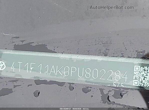 4T1F11AK0PU802284 2023 TOYOTA CAMRY Brown 
