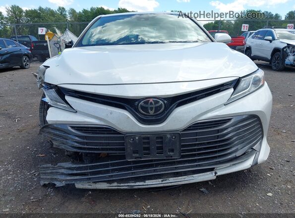 4T1F11BK7LU005233 2020 TOYOTA CAMRY White Widok zestawu wskaźników