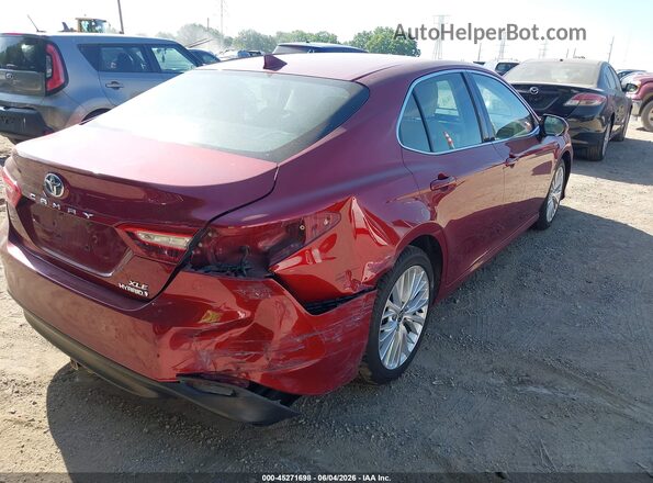 4T1F31AK0LU013637 2020 TOYOTA CAMRY Red Rear right