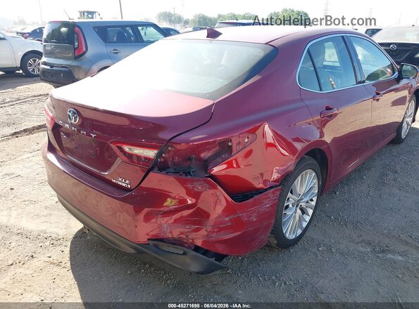 4T1F31AK0LU013637 2020 TOYOTA CAMRY Red Front view