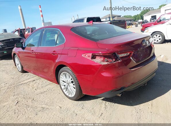4T1F31AK0LU013637 2020 TOYOTA CAMRY Red Rear left