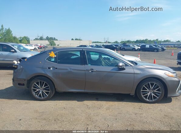 4T1F31AK0MU026406 2021 TOYOTA CAMRY Gray უკანა სალონის ხედი