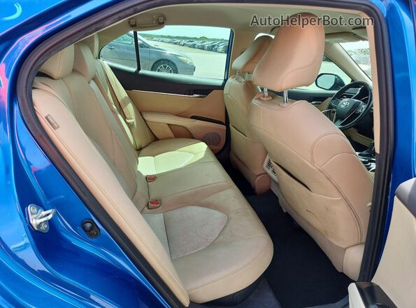 4T1F31AK3LU017276 2020 TOYOTA CAMRY Blue Вид задніх сидінь