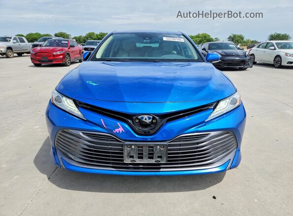 4T1F31AK3LU017276 2020 TOYOTA CAMRY Blue Вид спереду