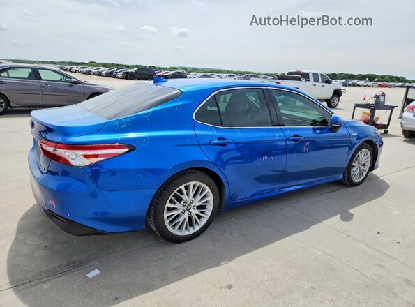 4T1F31AK3LU017276 2020 TOYOTA CAMRY Blue Задня права чверть