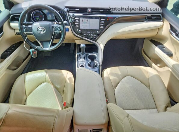 4T1F31AK3LU017276 2020 TOYOTA CAMRY Blue Вид панелі приладів