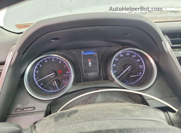 4T1G11AK0LU340856 2020 TOYOTA CAMRY Silver Вид щитка приладів