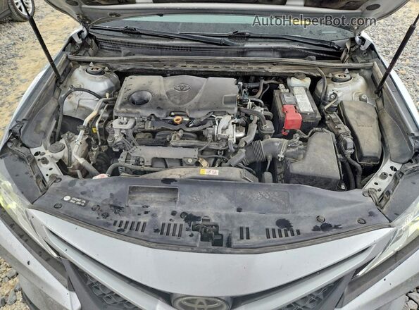 4T1G11AK0LU340856 2020 TOYOTA CAMRY Silver Вид задньої частини салону