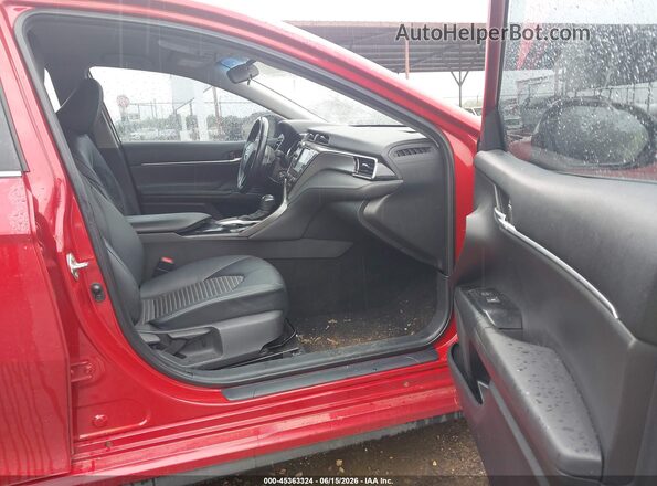4T1G11AK0LU372951 2020 TOYOTA CAMRY Red Widok wnętrza z przodu