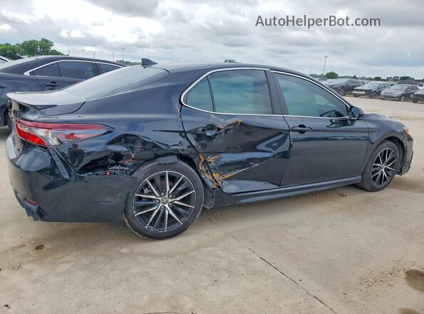 4T1G11AK0MU416464 2021 TOYOTA CAMRY Black Հետևի աջ