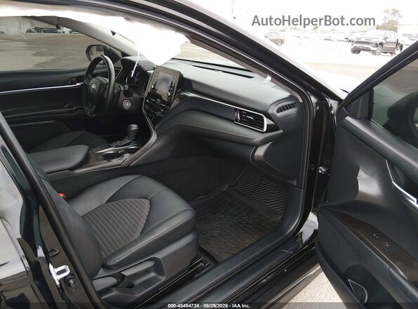 4T1G11AK0NU071700 2022 TOYOTA CAMRY Black Вид салону спереду