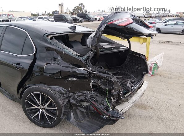 4T1G11AK0NU071700 2022 TOYOTA CAMRY Black Вид спереду