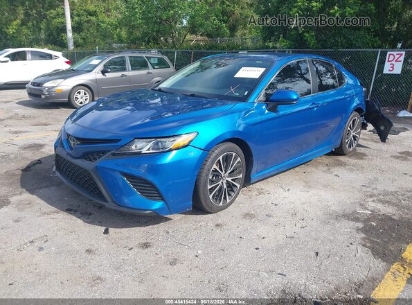 4T1G11AK2LU394675 2020 TOYOTA CAMRY Blue Առջևի ձախ երեք քառորդ տեսարան