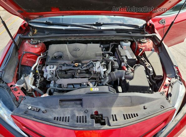 4T1G11AK3LU358607 2020 TOYOTA CAMRY Red Սալոնի հետևի տեսք