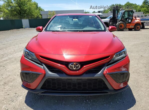4T1G11AK3MU444050 2021 TOYOTA CAMRY Red VIN կոդի պիտակի տեսք