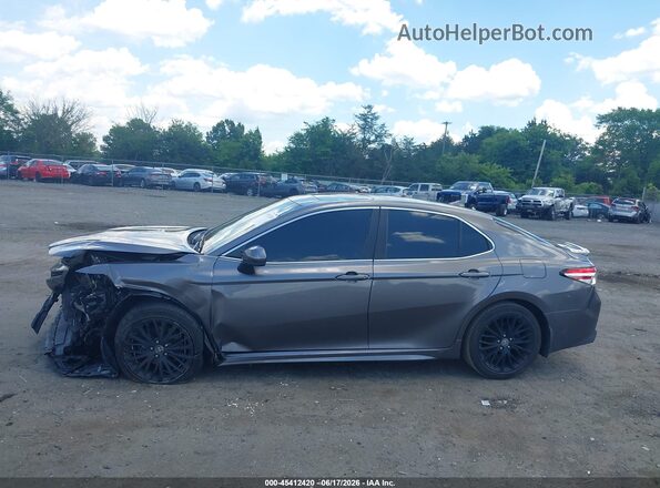 4T1G11AK4LU504707 2020 TOYOTA CAMRY Gray Вид задньої частини салону