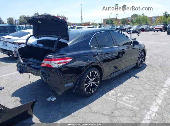 4T1G11AK4LU875754 2020 TOYOTA CAMRY Black Задня права чверть