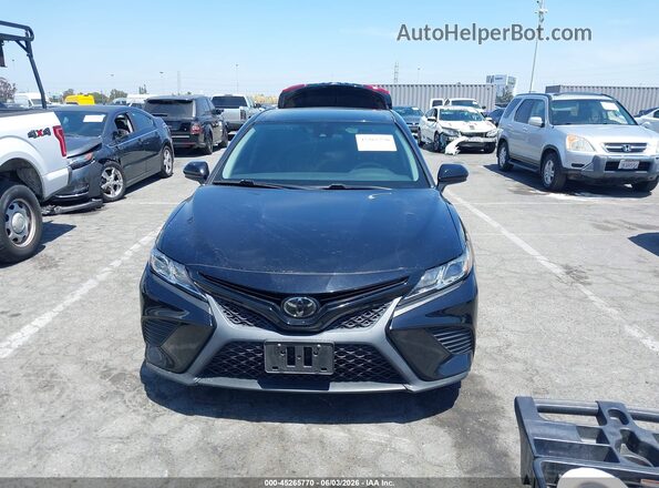 4T1G11AK4LU875754 2020 TOYOTA CAMRY Black Вид задньої частини салону