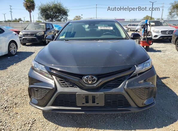 4T1G11AK6MU422916 2021 TOYOTA CAMRY Black წინა ხედი