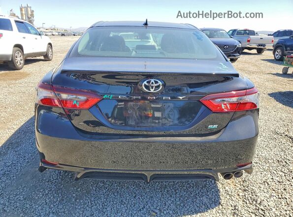 4T1G11AK6MU422916 2021 TOYOTA CAMRY Black უკანა ხედი