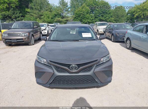 4T1G11AK7LU306106 2020 TOYOTA CAMRY Серый Вид щитка приборов