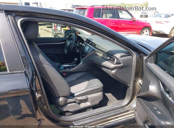 4T1G11AK7LU324394 2020 TOYOTA CAMRY Black Вид салону спереду