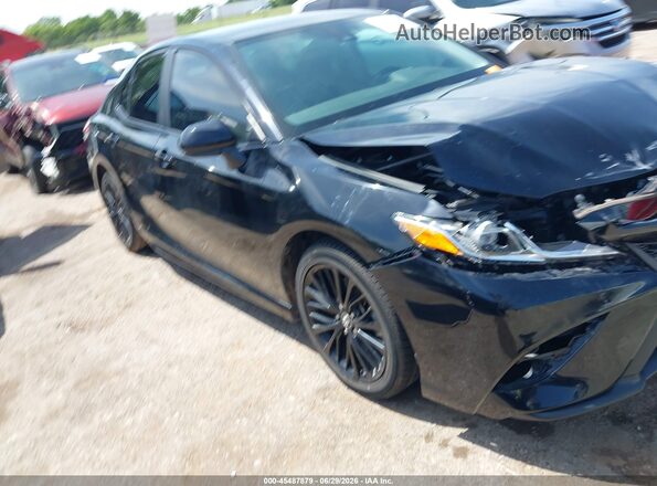 4T1G11AK7LU324394 2020 TOYOTA CAMRY Black Вид задньої частини салону