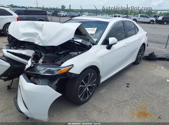 4T1G11AK7LU980482 2020 TOYOTA CAMRY White წინა მარცხენა ხედი სამი მეოთხედიდან