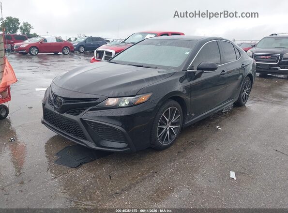 4T1G11AK7PU100581 2023 TOYOTA CAMRY Черный Передняя левая четверть