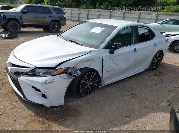 4T1G11AK9LU871442 2020 TOYOTA CAMRY White Առջևի ձախ երեք քառորդ տեսարան