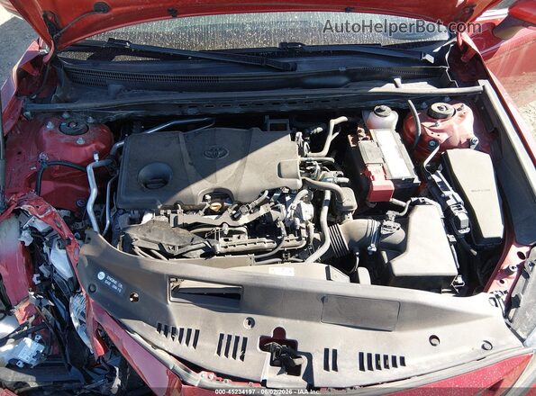4T1G11BK2NU068893 2022 TOYOTA CAMRY Red უკანა ხედი
