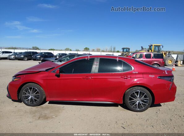 4T1G11BK2NU068893 2022 TOYOTA CAMRY Red სალონის 360-გრადუსიანი ხედი