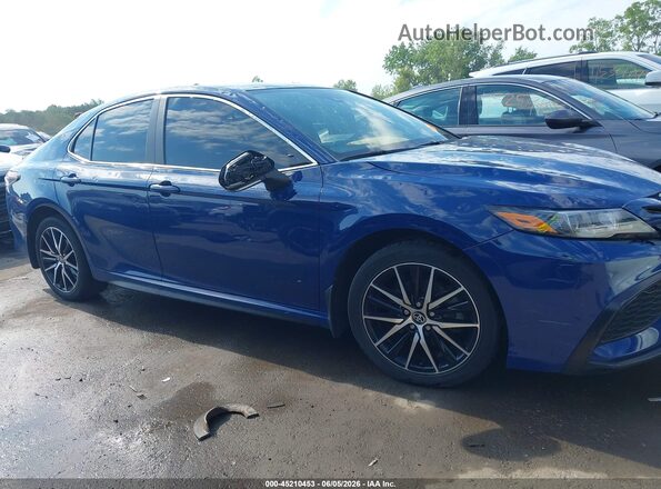 4T1G11BK2RU112252 2024 TOYOTA CAMRY Blue Rear interior view