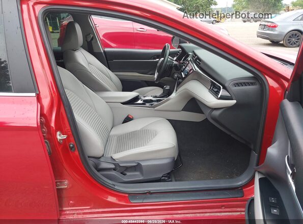 4T1G11BK4LU002911 2020 TOYOTA CAMRY Red Вид салону спереду