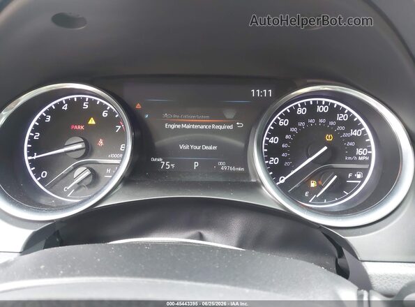 4T1G11BK4LU002911 2020 TOYOTA CAMRY Red Вид задніх сидінь