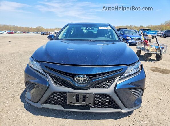 4T1G11BK6LU004725 2020 TOYOTA CAMRY Blue Вид спереду