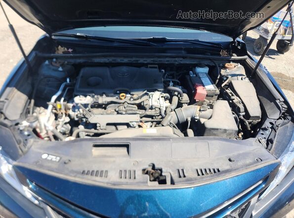 4T1G11BK6LU004725 2020 TOYOTA CAMRY Blue Вид задньої частини салону