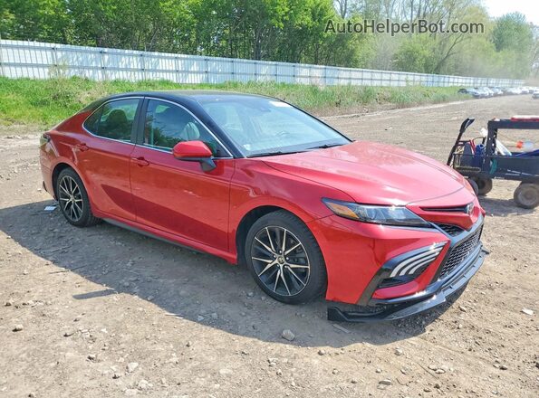 4T1G11BK9MU040099 2021 TOYOTA CAMRY Red 