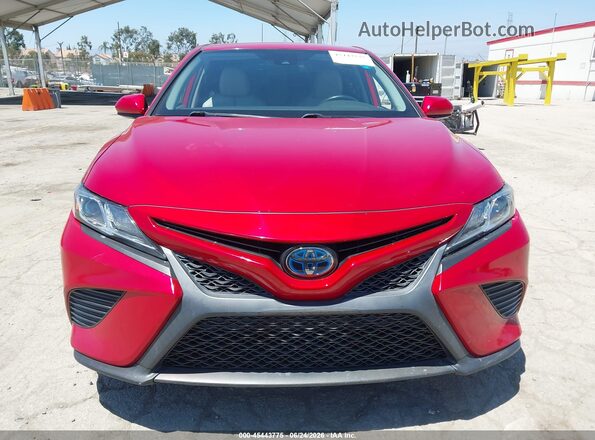 4T1G31AK0LU014193 2020 TOYOTA CAMRY Red Вид щитка приладів