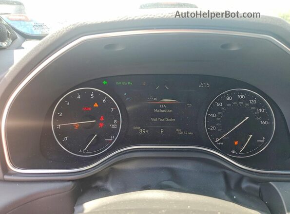 4T1HZ1FB5NU079491 2022 TOYOTA AVALON White Instrument cluster view